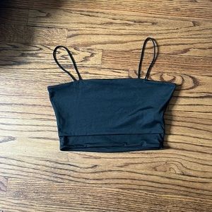 Black crop top